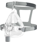 ResVent Full Face Mask with adaptive silicone seal and adjustable headgear for CPAP therapy