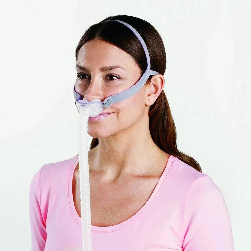 Yuwell Pocket-X Travel CPAP with ResMed AirFit P10 nasal pillows mask bundle for portable sleep therapy