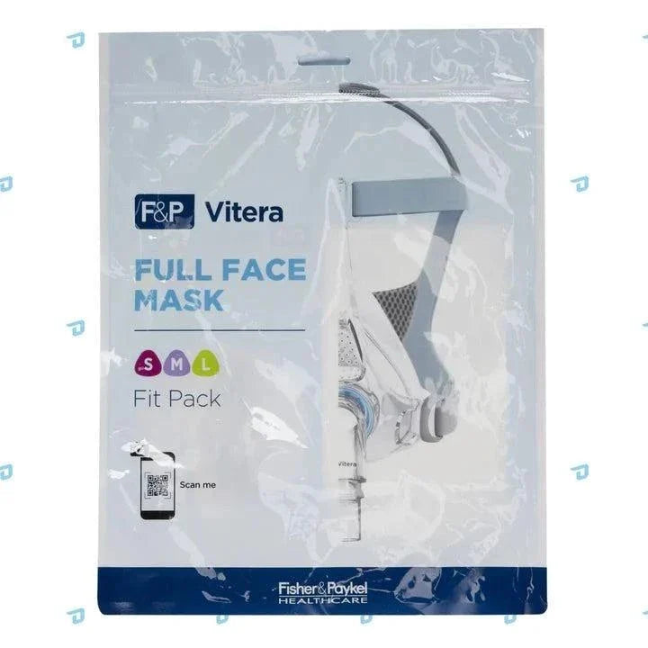 F&P Vitera Full Face FitPack CPAP mask SleepEZ Home Health
