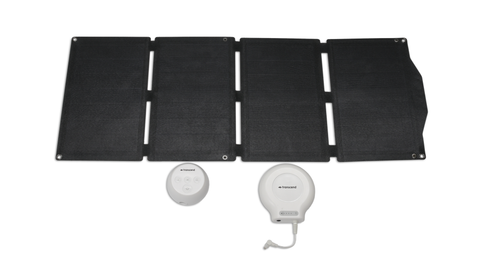 Transcend Sun Watt 40W foldable solar panel charger with multiple ports for CPAP batteries