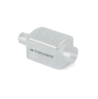 Transcend WhisperSoft Micro Muffler with foam baffling system and travel-ready design for quiet CPAP sleep