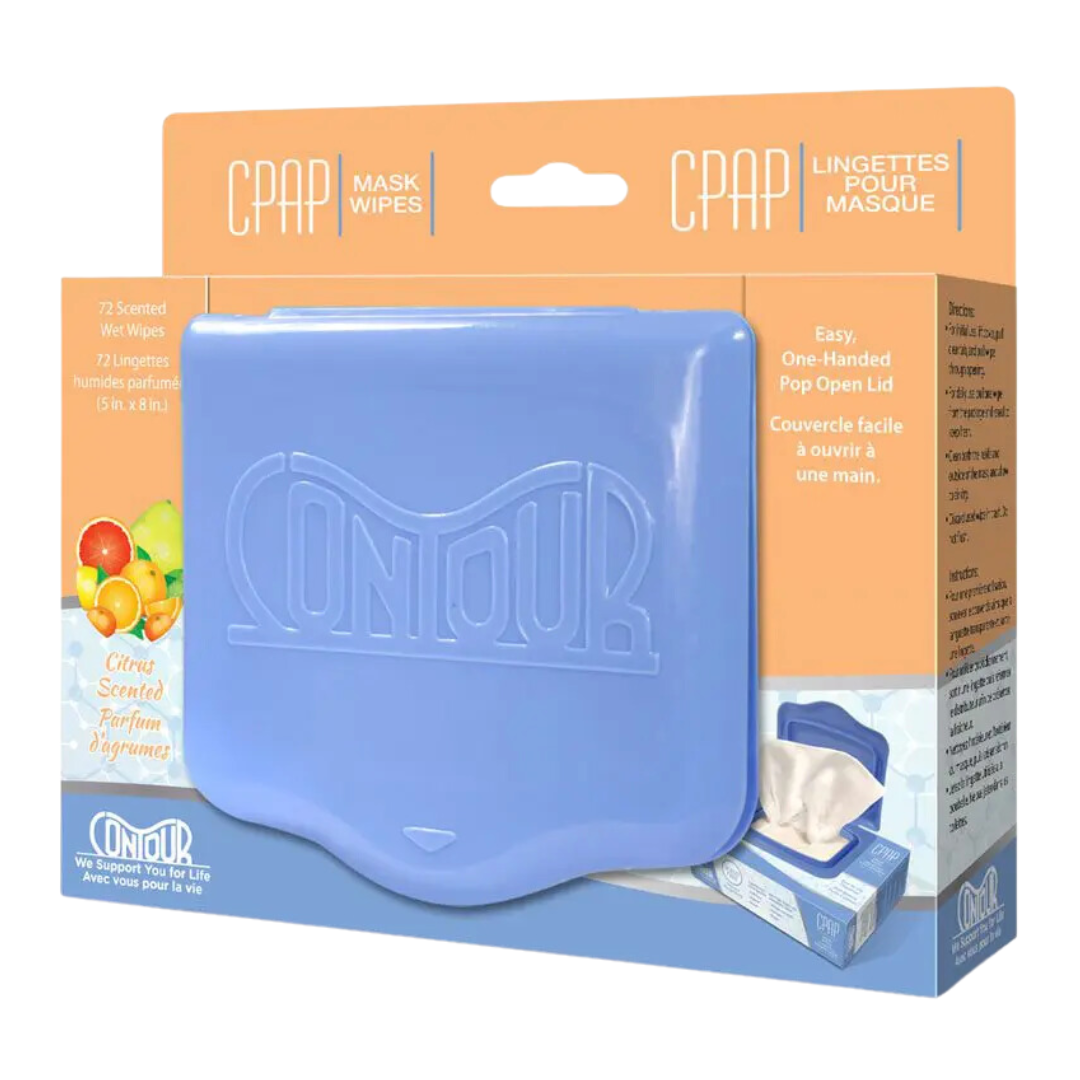 Contour Flat Pack CPAP Wipes 72 Wipes/Pack