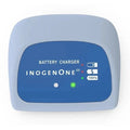 Inogen One G5 External Battery Charger with power supply and LED indicator for 8-cell and 16-cell batteries
