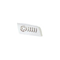ResVent iBreeze Filter Door with magnet securely attached to CPAP machine for easy filter replacement